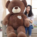 Giant 5 Feet Fat and Huge Brown Love Teddy Bear